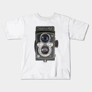 Yashica-Mat, twin lens reflex camera Kids T-Shirt